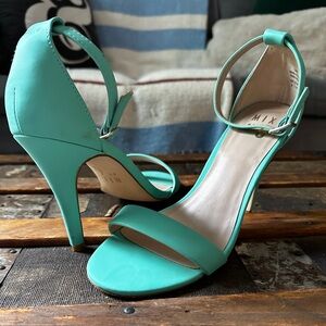Mix No. 6 Green Strappy Stilettos